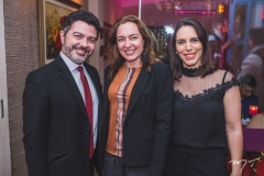 Alcides Rego, Lisiane Cysne e Priscilla Barbetta
