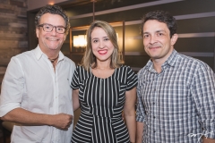 Léo Gondim, Izakeline Ribeiro e Rodrigo Viriato