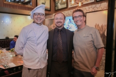 Eduardo Sisi, François Hauteker e Léo Gondim