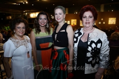 Constança Távora, Márcia Travessoni, Alexandrina Aguiar e Tânia Sancho