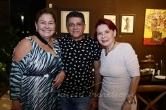 Stelinha Frota Sales, Sérgio Carvalho e Jesus Frota