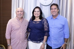 Amarílio Cavalcante, Ana Cláudia Martins e Luiz Gastão Bittencourt