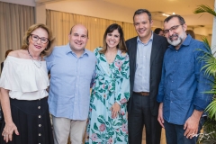 Márcia Dias, Roberto Cláudio, Carol Bezerra, Eduardo Queiroz e Rui Aguiar