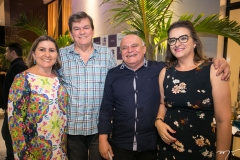 Ione Araújo, Eduardo Silveira, Ricardo Duarte e Luciana Torres