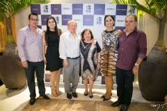 Samuel Saraiva, Gabrielle, Gentil,Terezinha, Neuza e José Rocha
