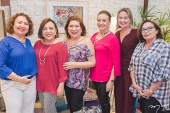 Ana Georgina, Rita Cruz, Ana Cavalcante, Regina Targino, Tatiana Targino e Marisa Aguiar