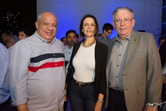 Pedro Alfredo, Mirian Pereira e Ricardo Cavalcante