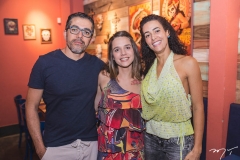 Francisco Brito, Camila Albuquerque e Camila Brito