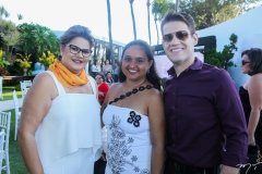 Ana Pinheiro, Cali Siquara e Marcelo Rocha