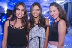 Bianca Oliveira, Amyra Alencar e Rebeca Braga