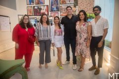 Auxi Silveira, Amanda Câmara, Renata Cavalcante, Leonardo Marinho, Julha e Elvis dos Anjos
