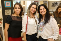 Aline Almeida, Gina Paiva e Luciana Mota