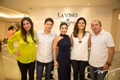 Luciana Mota, Almir Campos, Renata Marinho, Beatriz Miranda e Amaury Júnior