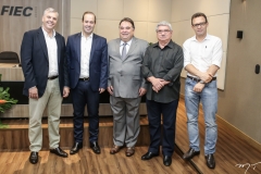 Lucas Ferianci, César Ribeiro, Carlos Lancia, Roberto Parente e Antonio Vidal