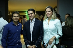 Arimatéia Júnior, Klausner Monteiro e Patrícia Hulle