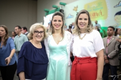 Socorro França, Onélia Santana e Mariana Lobo