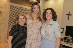 Rosa Ramos, Aléxia Duarte e Marieta Souza