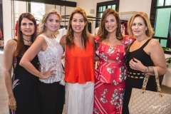 Lorena Pouchain, Michelle Aragão, Ana Vládia, Ana Virginia Martins e Márcia Peixoto