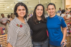 Isabel Cavalcante, Cecília Oliveira e Mara Araújo