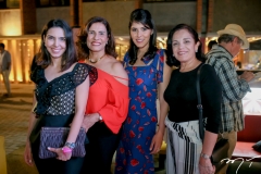 Carla Laprovitera, Márcia Teixeira, Flávia Simões e Elusa Laprovitera