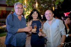 Esdras, Rosalinda Pinheiro e Amaury Júnior
