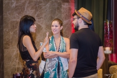 Flávia Laprovitera, Daniela Eloy e Cadeh Juaçaba