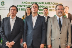 Eunício Oliveira, Camilo Santana e Raul Jungmann