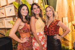 Aline Pinho, Ana Carolina Fontenele e Isabela Barros Leal