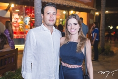Breno Viana e Gisela Franck