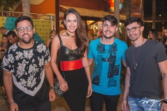 Cícero Medeiros, Rebeca Sampaio, Esley Landim e Pablo Santa Clara
