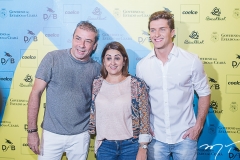 Claudio Silveira, Helena Silveira e Klebber Toledo