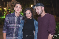 Felipe Lustosa, Maria Eduarda Lustosa e Lucas Ervedosa