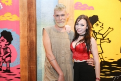 André Sampaio e Marina Cecchini