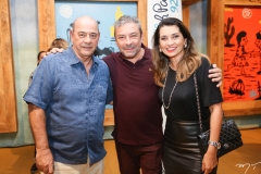 Fernando Travessoni, Cláudio Silveira e Márcia Travessoni