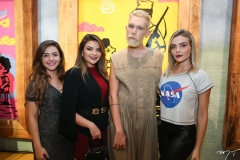 Manoela Menezes, Lívia Baral, André Sampaio e Taís Lopes