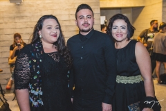Emile Dourado, Tairone Sousa e Virginia Dourado
