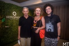 Belchior Ribeiro, Rosangela Linhares e Leonardo Ribeiro