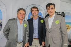 Euvaldo Bringel, Alexandre Landim e Hugo Figueiredo