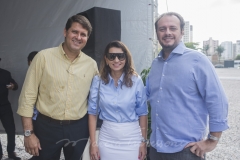 Rafael Rodrigues, Márcia Travessoni e Adriano Nogueira