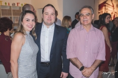 Adriana Queiroz, Otávio Queiroz e Max Perlingeiro
