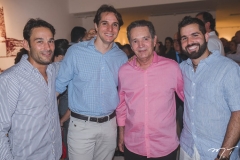 Cláudio Rocha, Benjamin Oliveira, Cláudio e Felipe Queiroz Rocha
