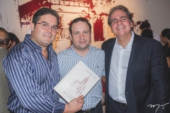 Edson Queiroz Neto, Igor Queiroz e Ricardo Bacelar