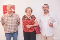 Ricardo Pamplona, Sílvia Bonfim e Romeu Duarte