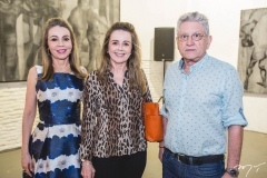 Venúsia Ribeiro, Valéria Andrade e Heron Ibiapina