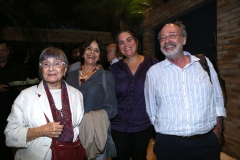 Araci Amaral, Aurea Pereira, Paula Amaral e Paulo Portella