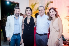 Élcio Batista, Natália Herculano, José Sarto e Carol Bezerra