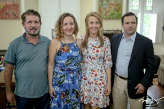 Edilberto, Natalia e Cláudia Samuel e Igor Queiroz Barroso