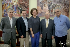 Pádua Lopes, Igor Queiroz Barroso, Valéria Serpa, Ubiratan Aguiar e Luis Sérgio Santos