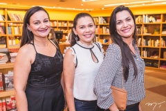 Paulicélia Barreto, Dione Lima e Alexandra Noronha