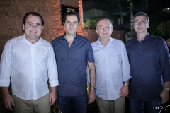 Gentil Linhares, Etevaldo Nogueira, José Melo e Carlos Pereira